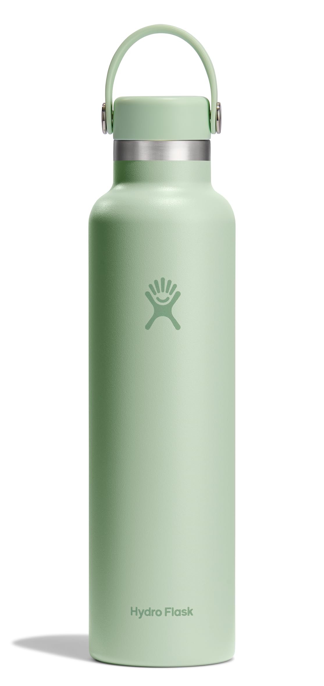 Hydro Flask Water Bottle - Insulated Stainless Steel - Non Spill, Leakproof in 24 Oz Aloe Green