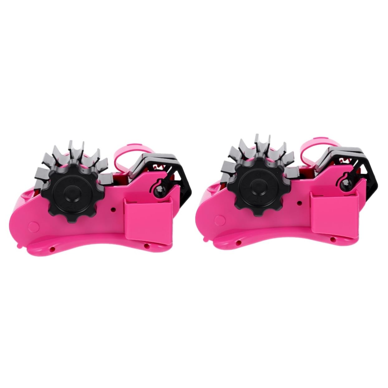 2 Stück Bandschneider Automatisch Haken Aufkleber Schlüssel Zange Draht Multifunktionswerkzeug Kunststoffbandhalter Mehrrollen-klebebandspender Bandvorräte Rostfreier Stahl Rosa