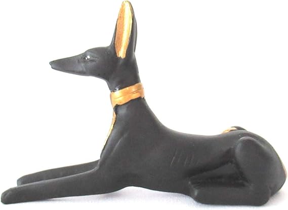 エジプトの犬の装飾アヌビスの家の装飾ラッキー繁栄アールデコ Lpdobrasil Com Br