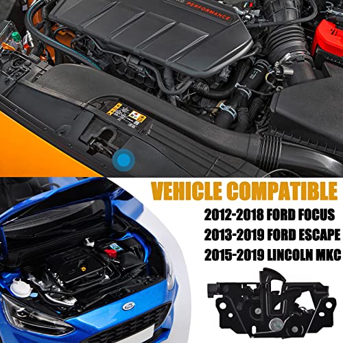 Image of Hood Latch Lock Compatible for Ford Escape 2013-2019 | Focus 2012-2018 | Lincoln MKC 2015-2019 Replace Front Engine Door Lock Latch