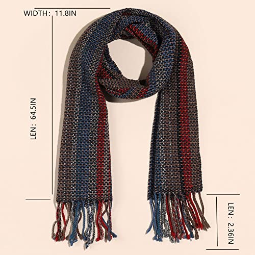Temminc 100% Wool Scarves For Men Women, Warm Wool Blanket Scarf For Women, Pashmina Scarf For Women,Soft Irish Luxury Cozy Wool Fall Winter Scarf, Women Wool Cold Weather Scarf,Bufanda Lana Mujer #TOP2