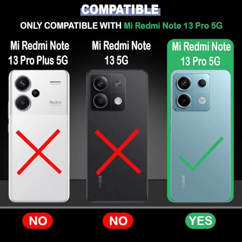 Image of amazon basics Kickstand Mobile Cover (360 Rotating Ring Holder) for Mi Redmi Note 13 Pro 5G (Black)