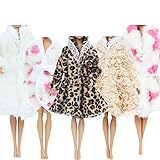 Material: Puppenkleider aus Satin, Tüll und Spitze guter Qualität und 100% nagelneu gemacht.Puppenkleidung ist handgefertigt und hart genug.Sichere und ungiftige Materialien sorgen für die Gesundheit der Kinder.