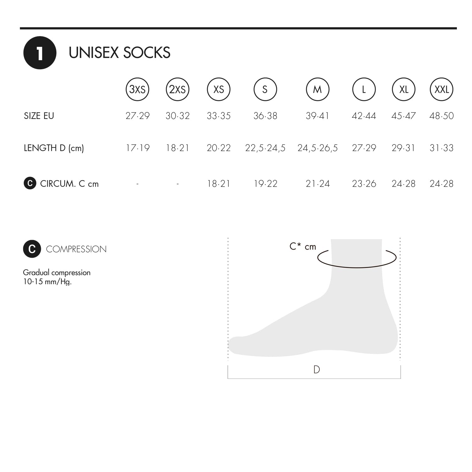 Lurbel Traction Pro, High Socks, Trail Socks, Seamless Socks, Compression Socks, Anti-Blister Socks, Unisex, black/red, XL - Image 3