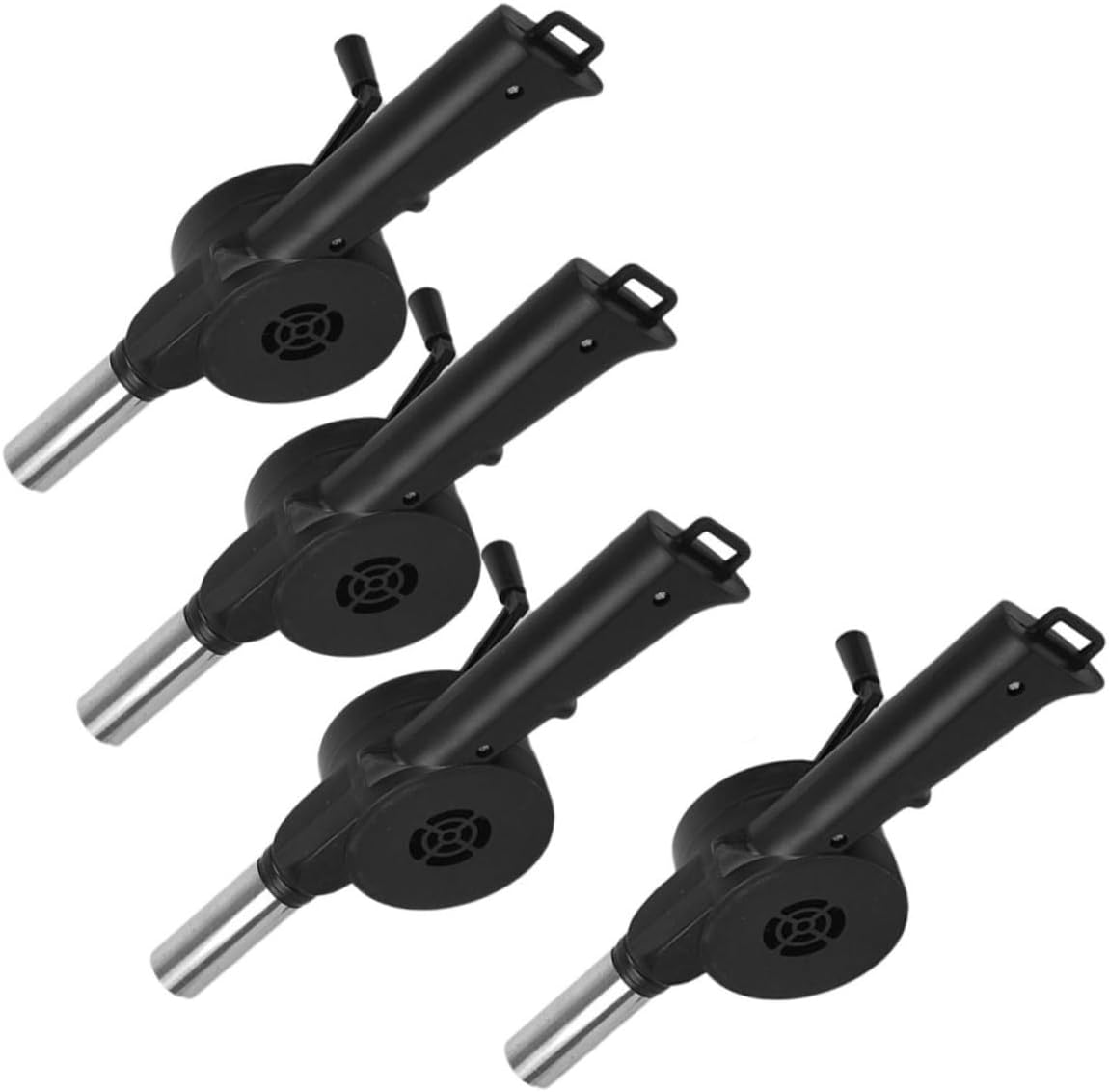 4pcs Manual Air Blower for Bbq Camping and Fireplaces Handheld Outdoor Fire Blower Compact Design for Quick Ignition Without Ash Dispersal