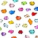 Acrylic Color Ice Rock Crystals Treasure Gems for Table Scatters, Vase Fillers, Event, Wedding, Arts & Crafts, Birthday Decoration Favor (190 Pieces) by Super Z Outlet (Assorted)