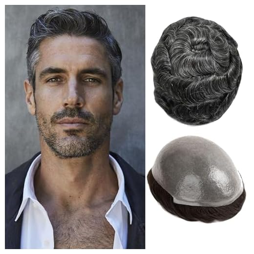 Lightweight Human Hair Toupee