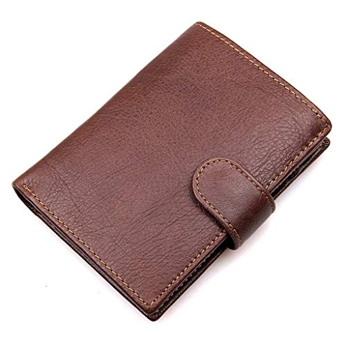 Yokam Genuine Leather Bifold Wallet- RFID Blocking Wallet for Men, Extra Capacity Travel Wallet