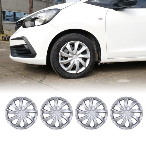 AUTOFREE Wheel Cover Hubcaps 13 inch, ABS Lacquer Wheel Rim Cover Hub Caps Snap On Auto Tire Sturdy Guards Replacement Set of 4, Universal for Most Cars Nissan Toyota Acura Chevy Mazda VW