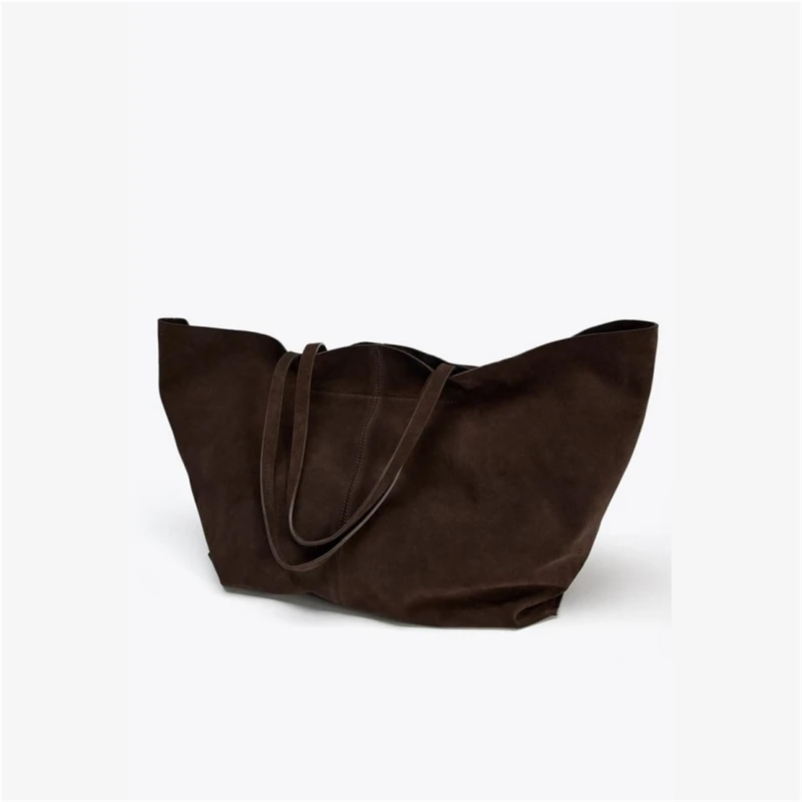 Leather Bags Women BORSA GRANDE IN CAMOSCIO DA DONNA, Borsa tote di design for lo stile quotidiano, a tracolla grande capacità for