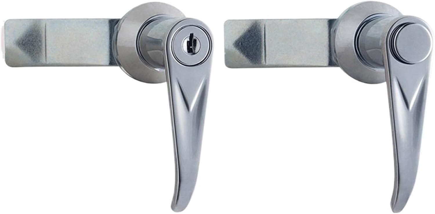 door lock Cabinet Lock MS303 Handle Distribution Box Door Switch(Ms303-2-1withkey)