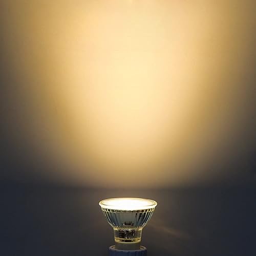 Miniatura 8 de GU10 - Bombilla halógena MR16 de 120 V, 50 W, cubierta de vidrio GU10+C, 2700 K, blanco cálido, regulable, bombilla de repuesto de 50 W para