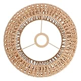 Abat-jour en corde de paille : conception de structure , vous pouvez utiliser abat-jour pour décorer la suspension, lui apportant un look, adapté à votre style d'ameublement, abat-jour pour plafonnier