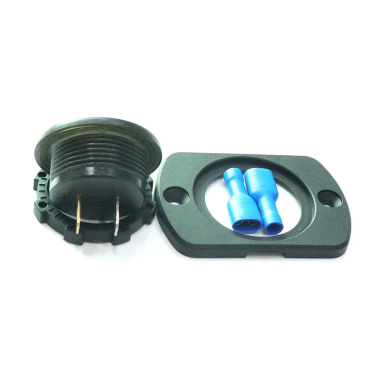 Gatuida 2piezas Voltímetro Digital De Pantalla Colorida Para Coche y Motocicleta Medidor De Voltaje De Batería Visualización Led Fácil Instalación y Compacto