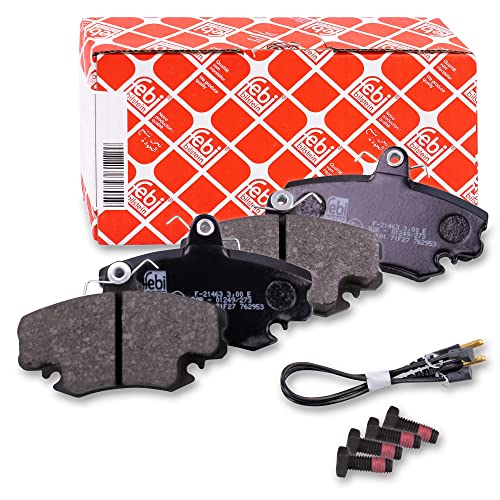 Febi Bilstein 116057 - Set Pastiglie Freno Anteriori (4 Pezzi) Per Auto, Qualità Originale, Altezza 57.5mm, Larghezza 137mm - 4
