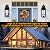 18'' Large Outdoor Light Fixture 2 Packs, Black Porch Lantern Wall Mounted, Waterproof 2-Light Exterior Lighting Fixtures with Clear Tempered Glass, Modern Sconce Outside Lights for House Patio Garage