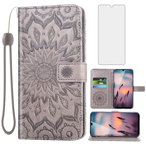 Coque Cricket Debut S2 et AT&T Calypso 4 Asuwish étui de protection gris robuste