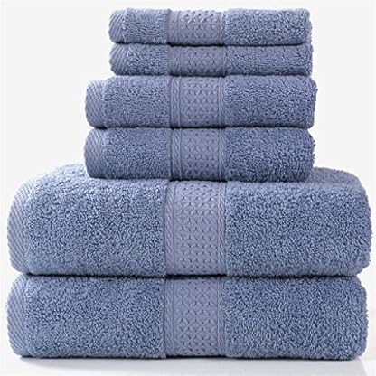 QTANZIQI Luxuriöses Badetuch-Set: 2 übergroße Badetücher, 2 Handtücher und 2 Waschlappen - Premium-Qualität, ultraweich und sehr saugfähig - verbessern Sie Ihr Badezimmererlebnis (Farbauswahl)