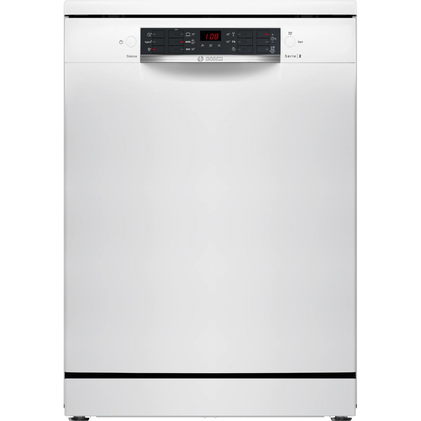 Bosch SMS26AW01F, Serie 2, 60 cm, freistehend, Weiß