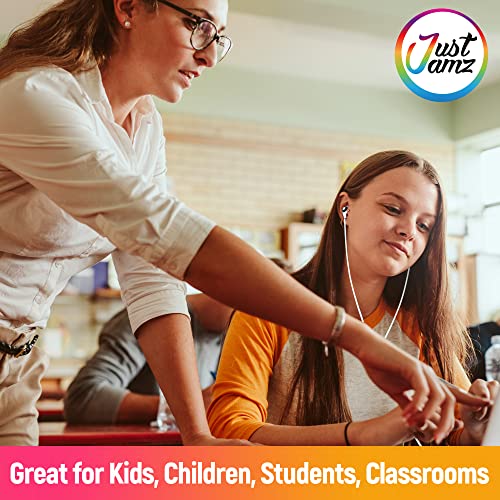 Bulk Earbuds 30 Pack, In-Ear Quality Earbuds, Bulk Headphones, 3.5 Mm Audio Jack Stereo Earbuds, Wholesale Earphones, Simple Design Black & White, For Kids & Adults #TOP3