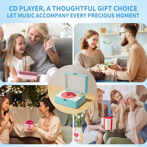 Yintiny Time Music Box CD Player (Blue)