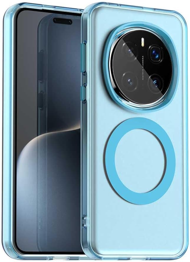 Compatible with Honor Magic 7 Pro 5G Case Cover,Compatible with Magsafe,Shockproof Magnetic Phone Case,Compatible with Honor Magic 7 Pro 5G Case Blue