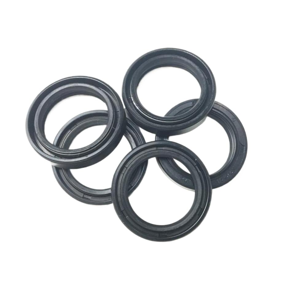 Paraolio per albero TC-6 * 22 * 8 Doppio labbro rivestito in gomma con molla a giarrettiera 6mm X 22mm X 8mm 20 pezzi