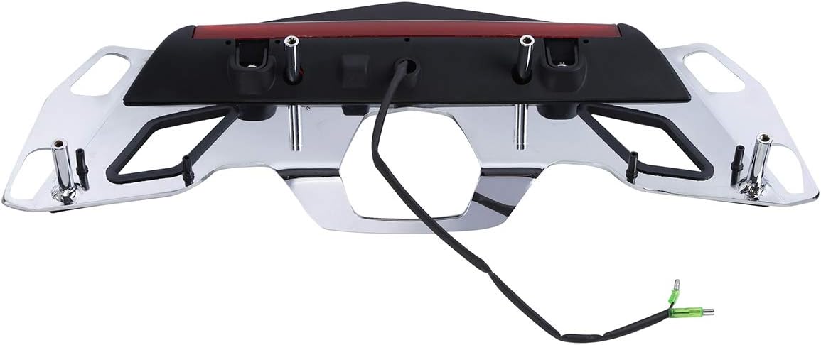 Trunk Rack with LED Brake Light Fit for Honda Goldwing GL1800 2018-2020 Replace for 08L70-MKC-A00 08U76-MKC-A00