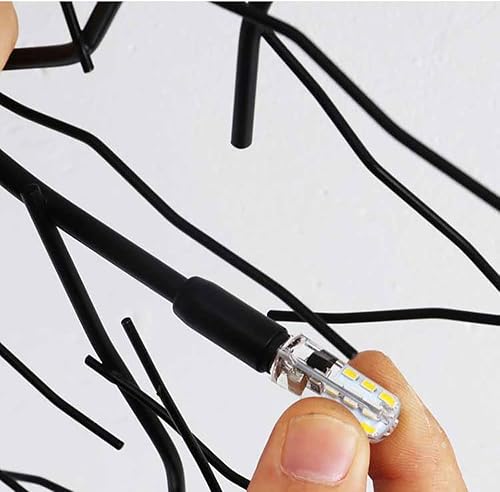 Miniatura 9 de Moderna lámpara de techo LED de rama de árbol nórdico, luces de techo de hierro para sala de estar, dormitorio, lámparas de techo para decoración