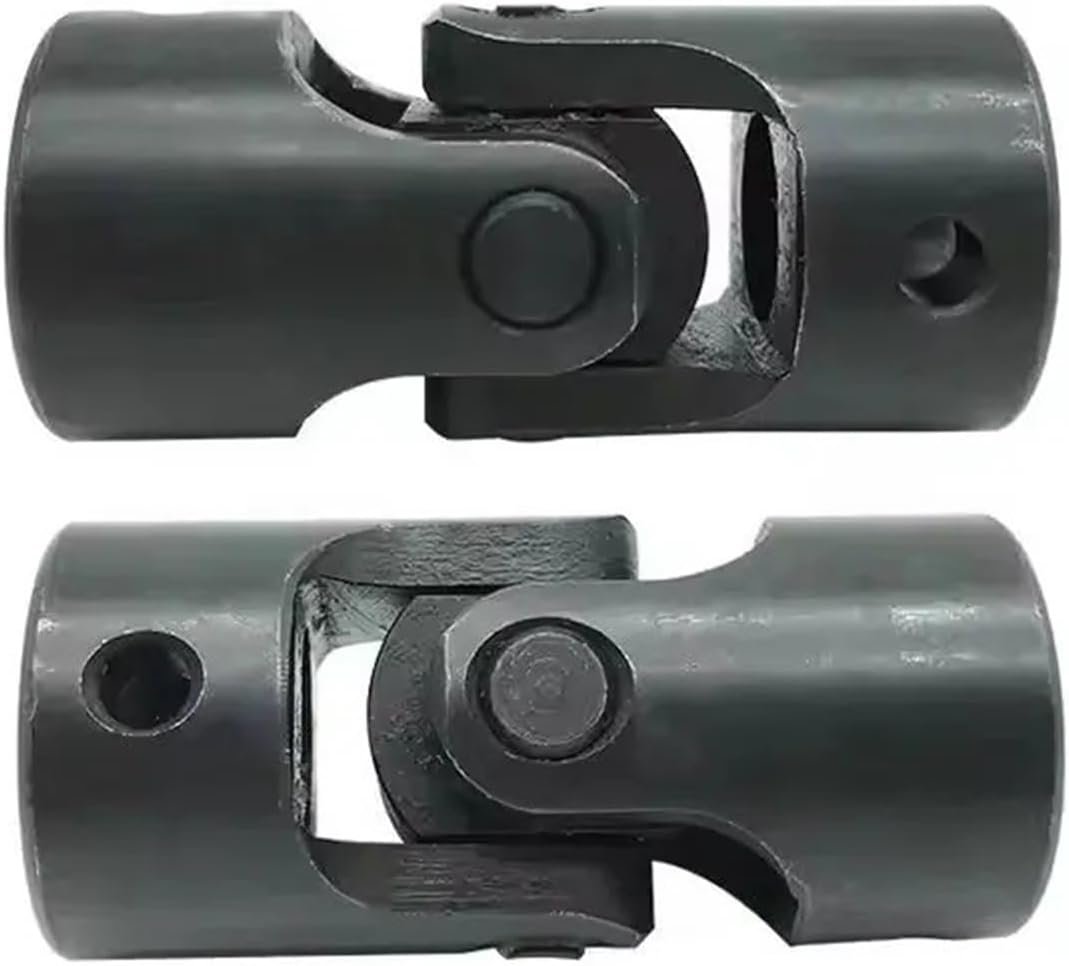 1pc Single Universal Joint Shaft Coupling Motor Connector DIY Steering U-Joint 12x25x56mm Shaft Joint for Parts(12x25x56mm)