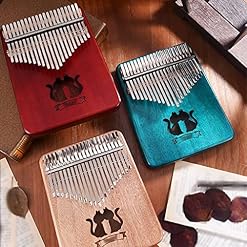 KDOQ Kalimba Piano à Pouce Portable Finger Piano Finger Thumb Piano Mini Piano à Pouce 21 Tons Kalimba pour débutants… - Les Beatles, Paul McCartney, John Lennon, RIngo Starr, George Harrison KDOQ Kalimba Piano à Pouce Portable Finger Piano Finger Thumb Piano Mini Piano à Pouce 21 Tons Kalimba pour débutants… – Image 3