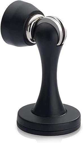 KOLAKO Paquete de 12 topes de puerta, topes magnéticos para puerta negros, topes magnéticos resistentes, cierre suave, soporte magnético de puerta,