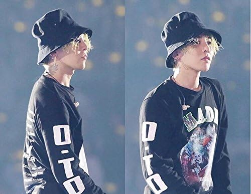 Amazon Co Jp 帽子 Bigbang ビッグバン G Dragon ジードラゴン ヒップホップ Hip Hop風 バケットハット 男女兼用 ロングストラップボールキャップ ブラック 並行輸入品 ファッション