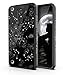PBRO LG Stylo 4 Phone Case/LG Stylo 4 Case/LG Q Stylus Case,Cute Universe Constellation Case Dual Layer Soft Silicone & Hard Back Cover Heavy Duty PC+TPU Protective Shockproof Case for LG Stylo4 Black