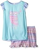 The Children's Place Girls' Pajamas With Ruffle Shorts and Top