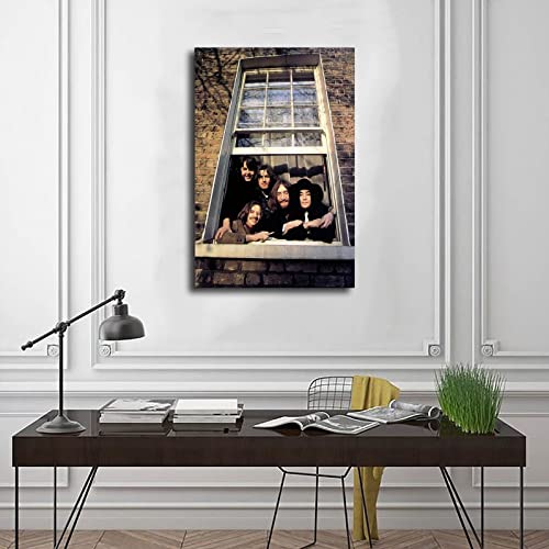 The Beatles Poster sur toile HD pour chambre à coucher, décoration de bureau, décoration sans cadre : 50 x 75 cm - Les Beatles, Paul McCartney, John Lennon, RIngo Starr, George Harrison The Beatles Poster sur toile HD pour chambre à coucher, décoration de bureau, décoration sans cadre : 50 x 75 cm – Image 4