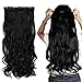 Clip in on Hair Extension 5 Clips One Piece Full Head Hairpiece Heat-Resistant Synthetic Hair Long For Party/Halloween (29