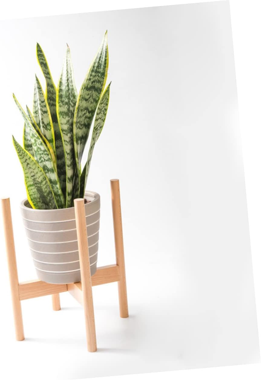 BESPORTBLE Sturdy Wooden Flowerpot Rack Simple Indoor Bonsai Frame for Color Modern Design Plant Stand for Room Balcony Kitchen and Garden