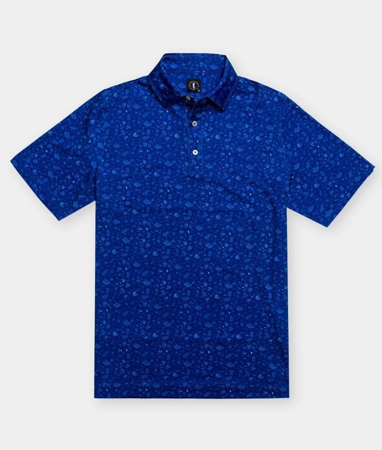 U Suck at Golf Men's High Performance Dry Fit Short Sleeve Golf Polo Shirt (Drive for Show, Medium) - Image 4