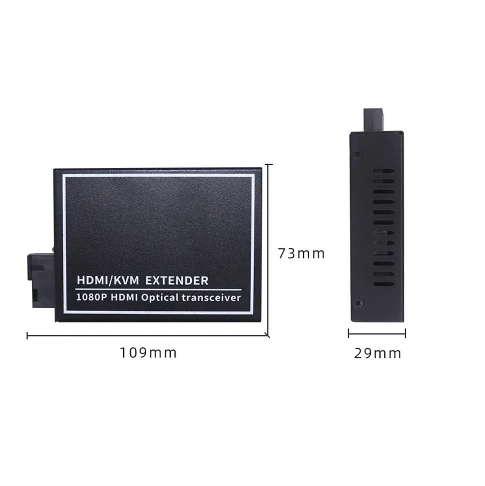 1 Paire SC Port Fiber vidéo média Fiber Extender 1080P HDMI Audio et vidéo Optique Fin Machine HDMI Fiber Optique émetteur(SC-with-USB)