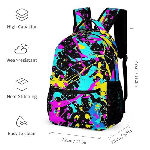 Homieblanket Neon Backpack for Kids Girls Boys, 17 in Bookbag by Homieblanket - Used condition - Image 3