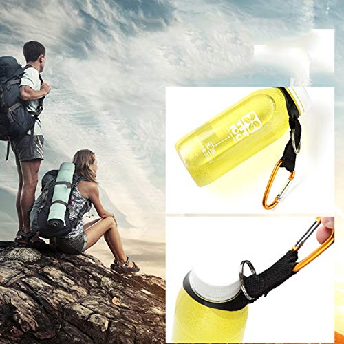 Nowakk Rubber Waterfles Gesp Karabijnhaak Houder Clip voor Outdoor Camping Wandelen Reizen Waterkoker Gesp Klem-Willekeurig - Image 4