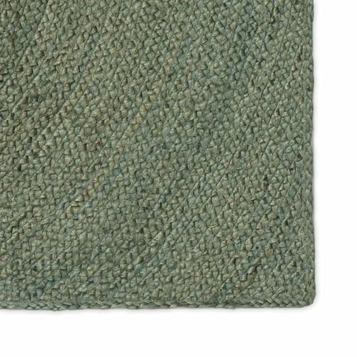 Tapis de salon en jute vert olive pour une maison chaleureuse - 5