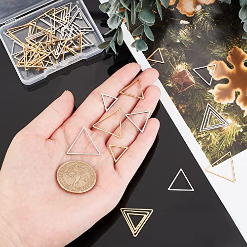 Connecteurs triangulaires UNICRAFTALE pour fabriquer des boucles d'oreilles et colliers tendance