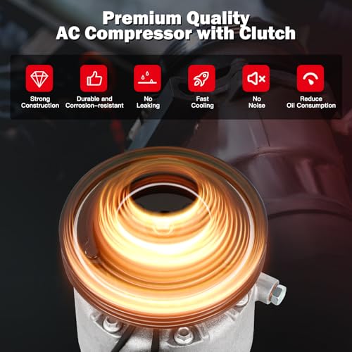 Image of CCIYU AC Compressor w /Clutch for Dodge Attitude 1.6L 2006-2010,2012