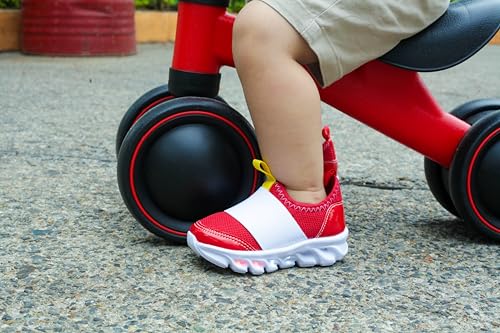 Tenis Infantil Vermelho Led Luzes Coloridas (32)