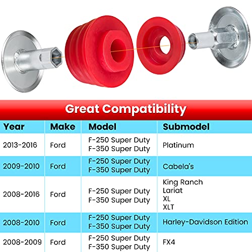 image for E-cowlboy KF04060BK Body Mount Bushing Kit for Ford F250 F350 Super Du