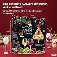 BOXILAND® Wein Adventskalender 2026 – 24 Weine 0,25 l Rotwein Weißwein Rosé – Ansicht 4