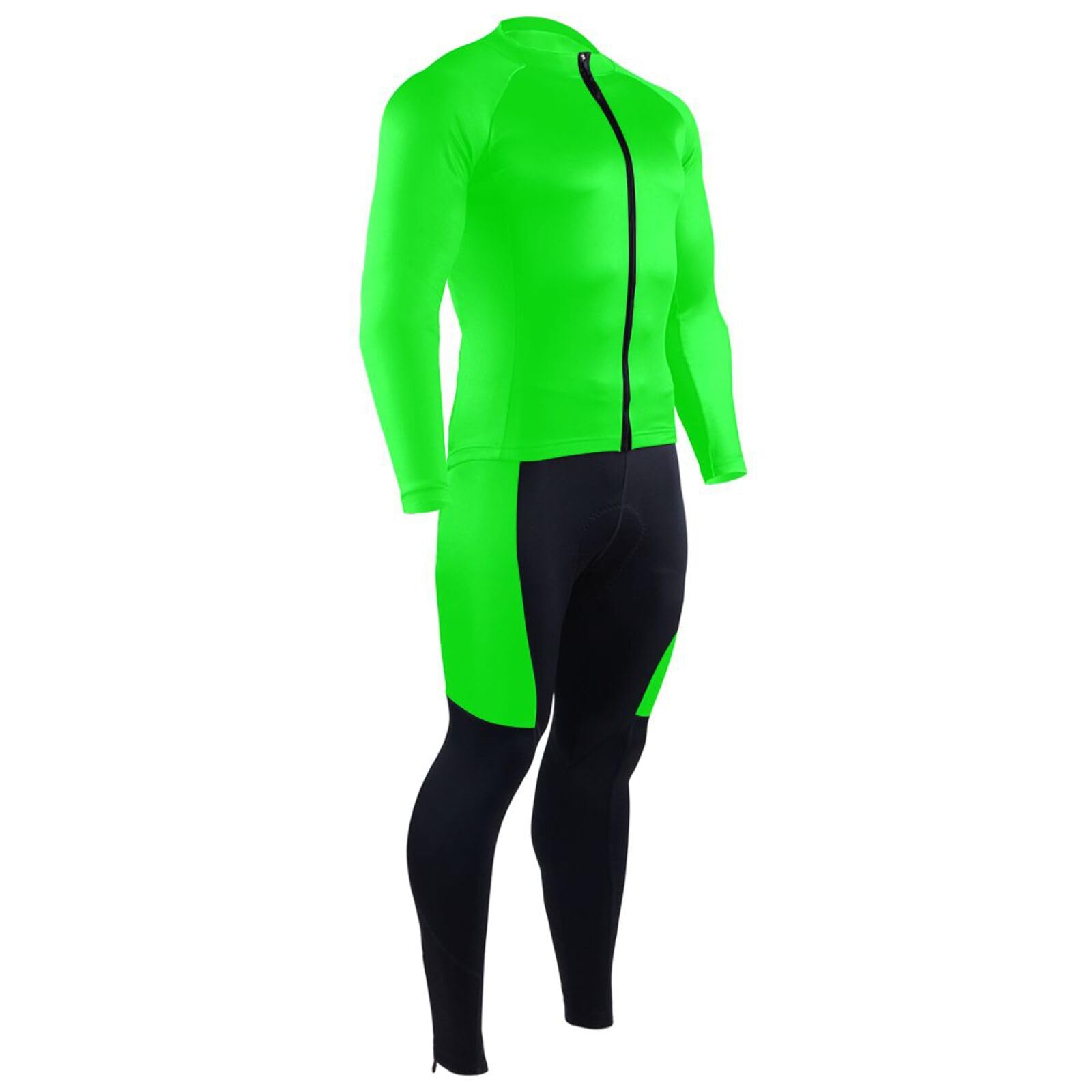 Radtrikot-Set mit Taschen, Windbreaker, langärmelig, 3D-gepolstert