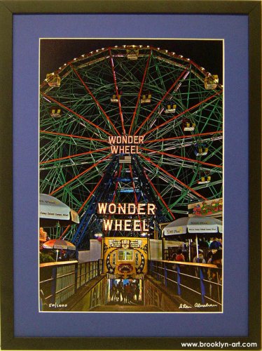 Coney Island Photography Wonder Wheel Original Print Signed